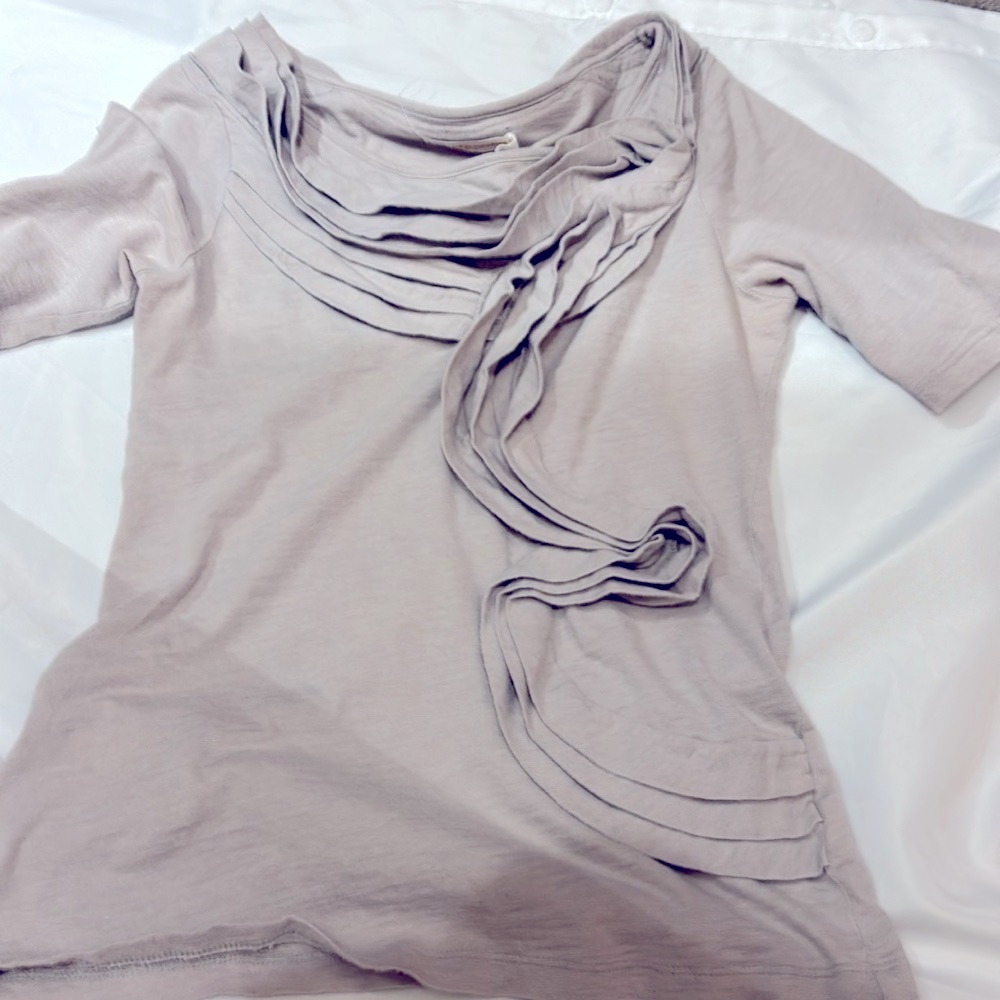 Ruffled Grey top